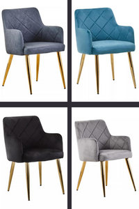 Tamzin Angular Dining Chairs (pair)
