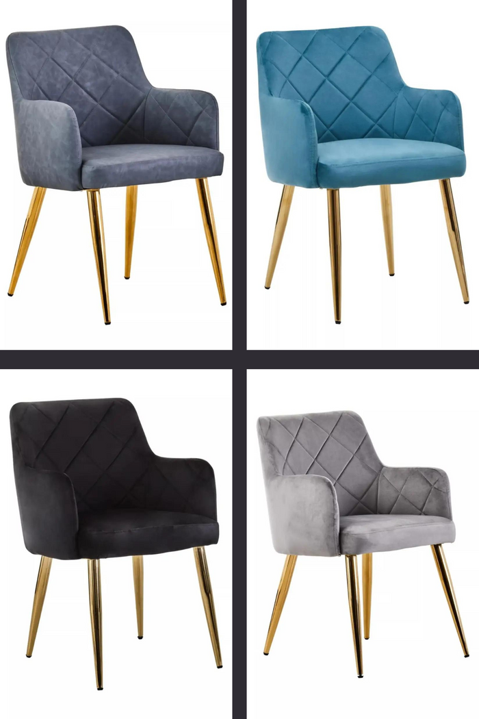 Tamzin Angular Dining Chairs (pair)