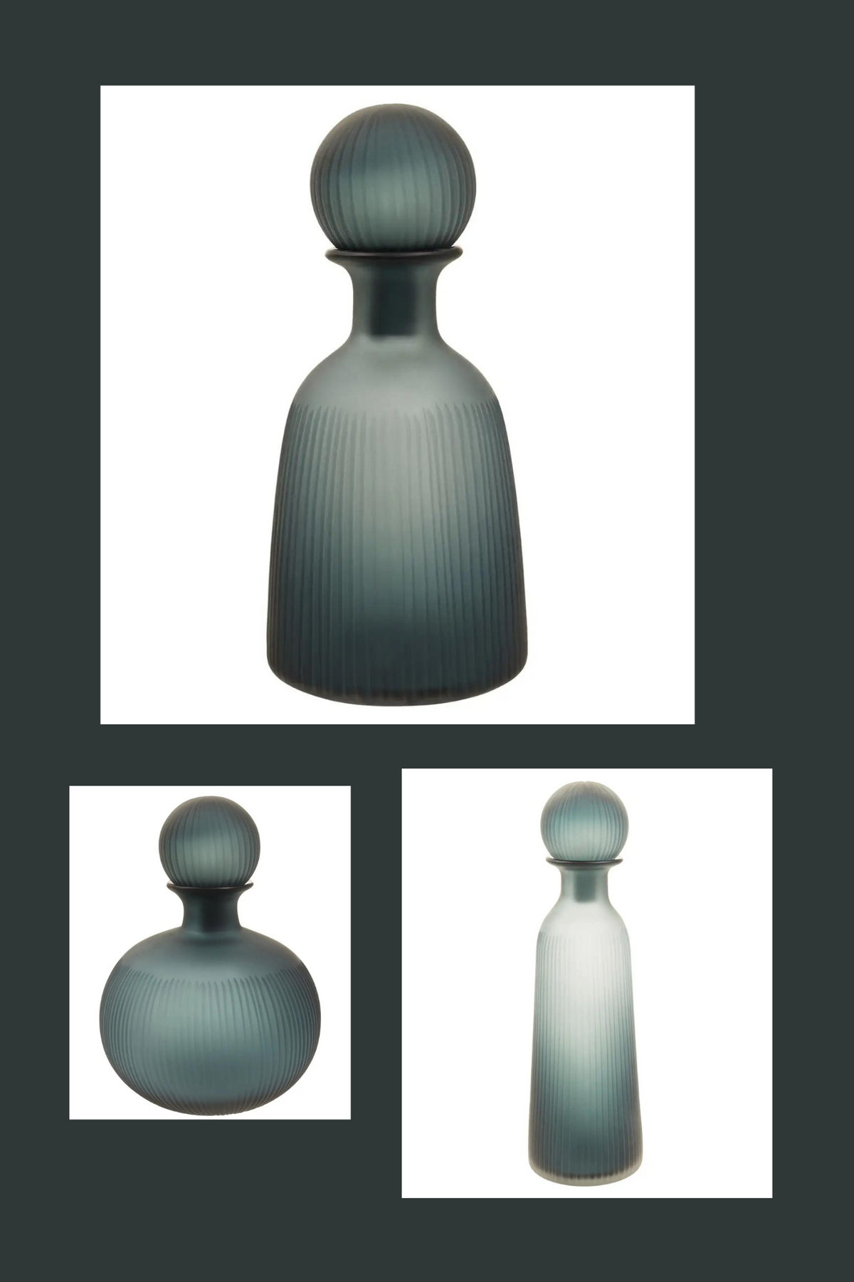 Hira Bottle Vase Collection - Blue