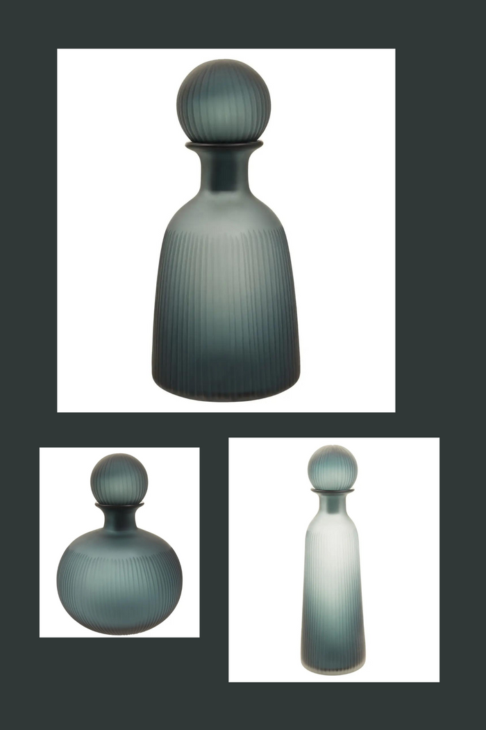 Hira Bottle Vase Collection - Blue
