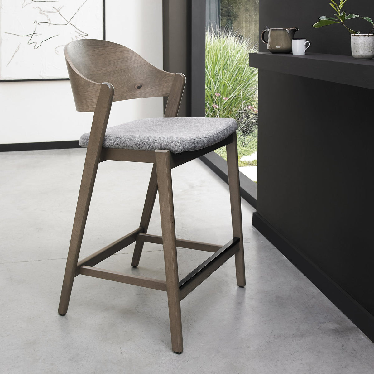 Vega Dining Collection - Grey Oiled Oak and Peppercorn