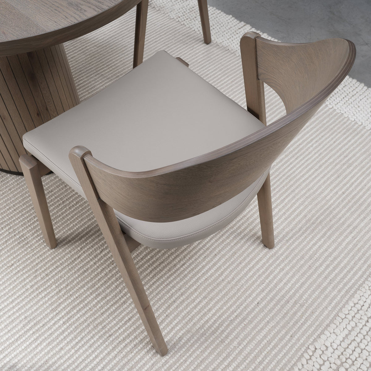 Vega Dining Collection - Grey Oiled Oak and Peppercorn