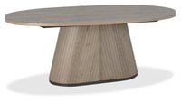 Vega Dining Collection - Grey Oiled Oak and Peppercorn