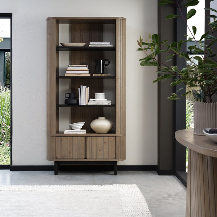 Vega Living Collection - Grey Oiled Oak and Peppercorn