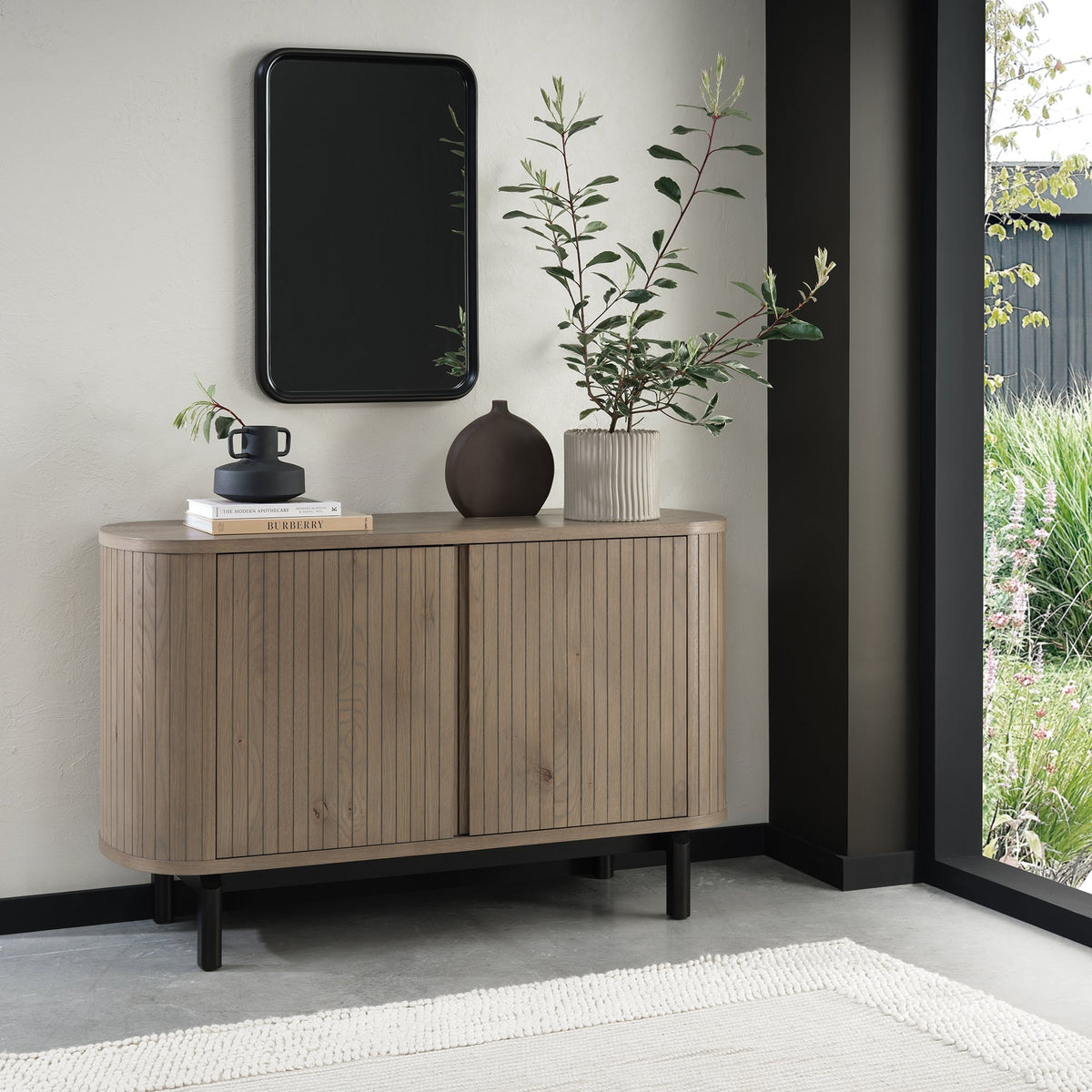 Vega Living Collection - Grey Oiled Oak and Peppercorn