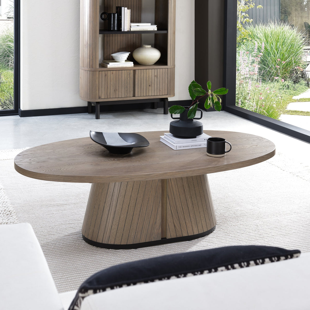 Vega Living Collection - Grey Oiled Oak and Peppercorn