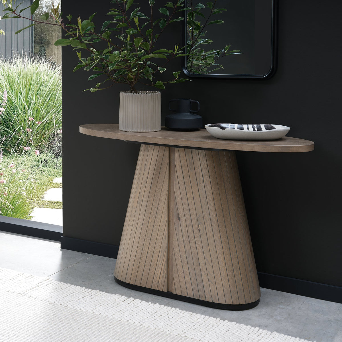 Vega Living Collection - Grey Oiled Oak and Peppercorn