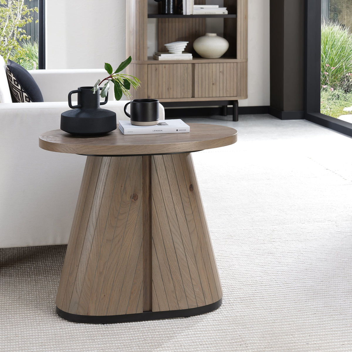 Vega Living Collection - Grey Oiled Oak and Peppercorn