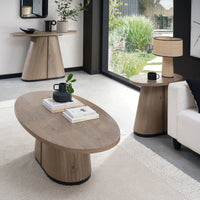 Vega Living Collection - Grey Oiled Oak and Peppercorn