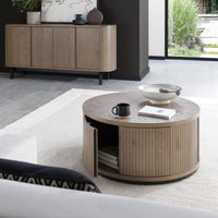 Vega Living Collection - Grey Oiled Oak and Peppercorn