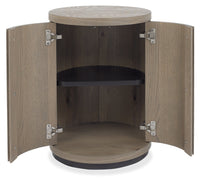 Vega Living Collection - Grey Oiled Oak and Peppercorn
