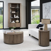 Vega Living Collection - Grey Oiled Oak and Peppercorn