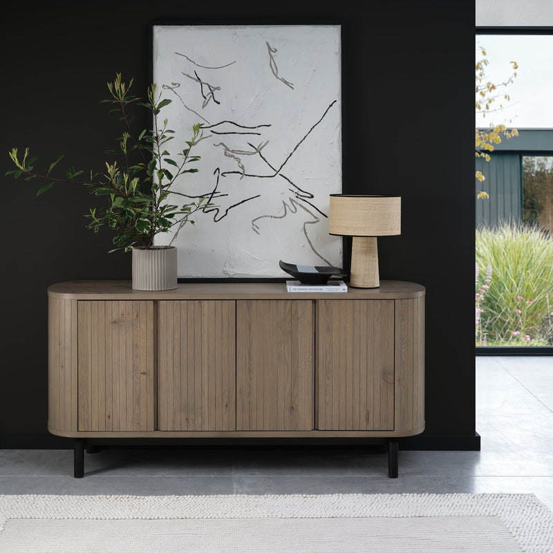 Vega Living Collection - Grey Oiled Oak and Peppercorn