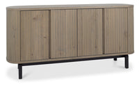 Vega Living Collection - Grey Oiled Oak and Peppercorn