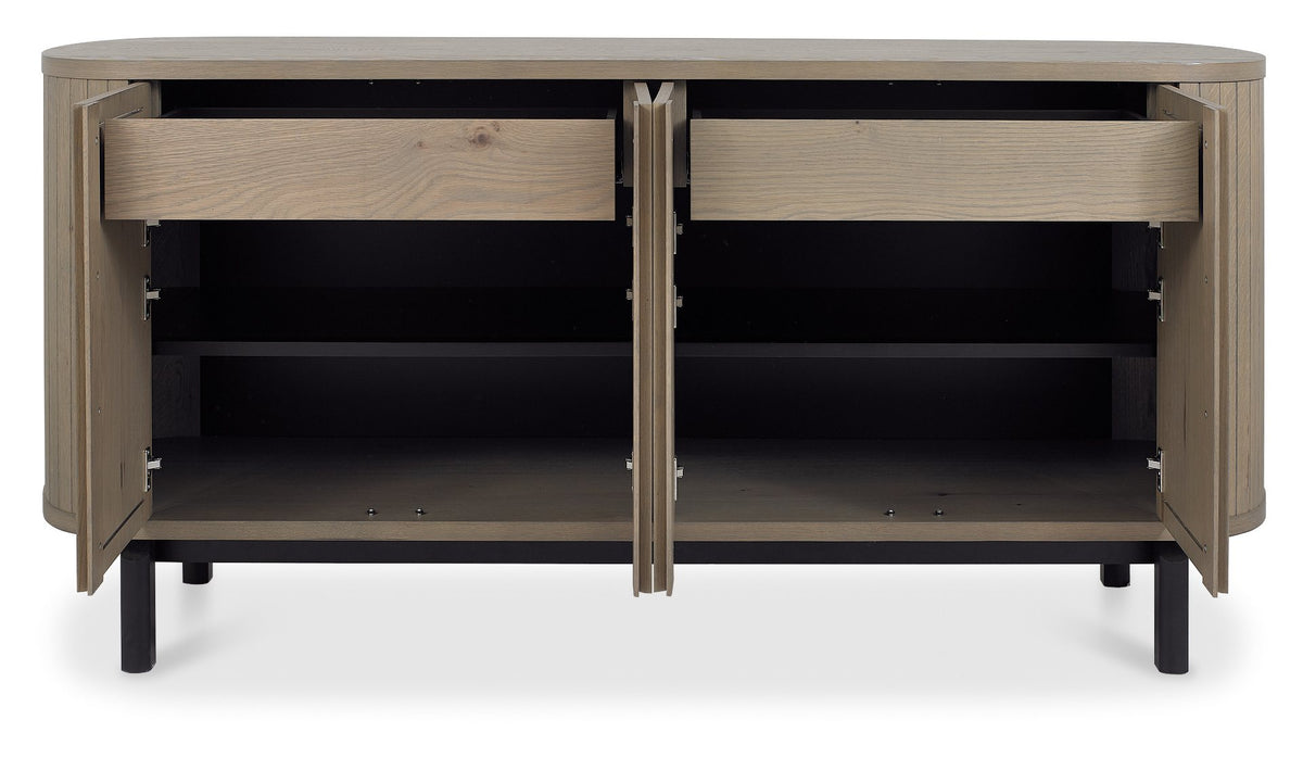 Vega Living Collection - Grey Oiled Oak and Peppercorn