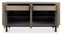Vega Living Collection - Grey Oiled Oak and Peppercorn