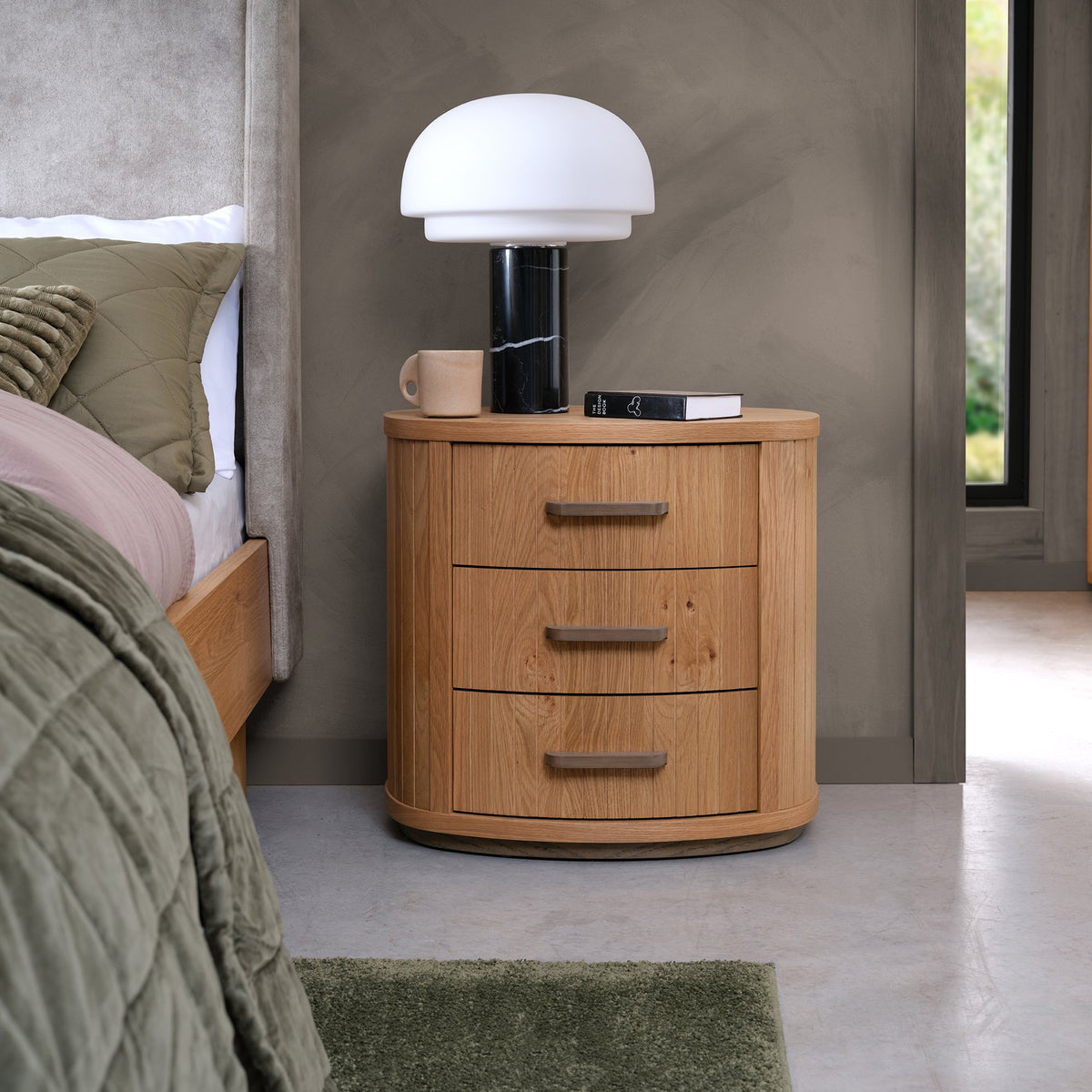 Vega Bedroom Collection - Knotty Oak