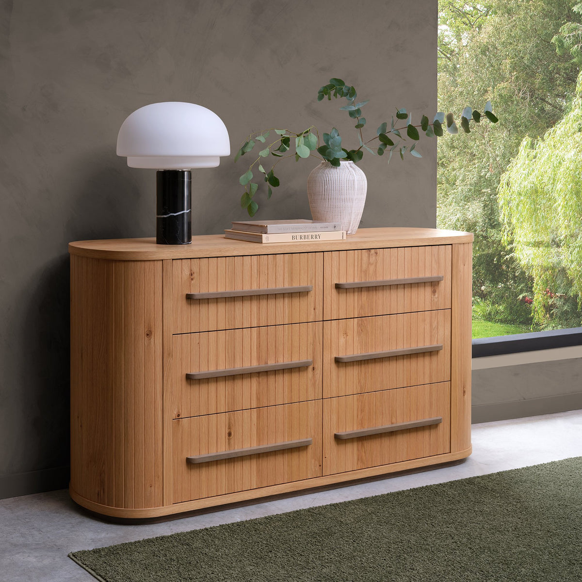 Vega Bedroom Collection - Knotty Oak