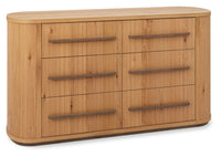 Vega Bedroom Collection - Knotty Oak