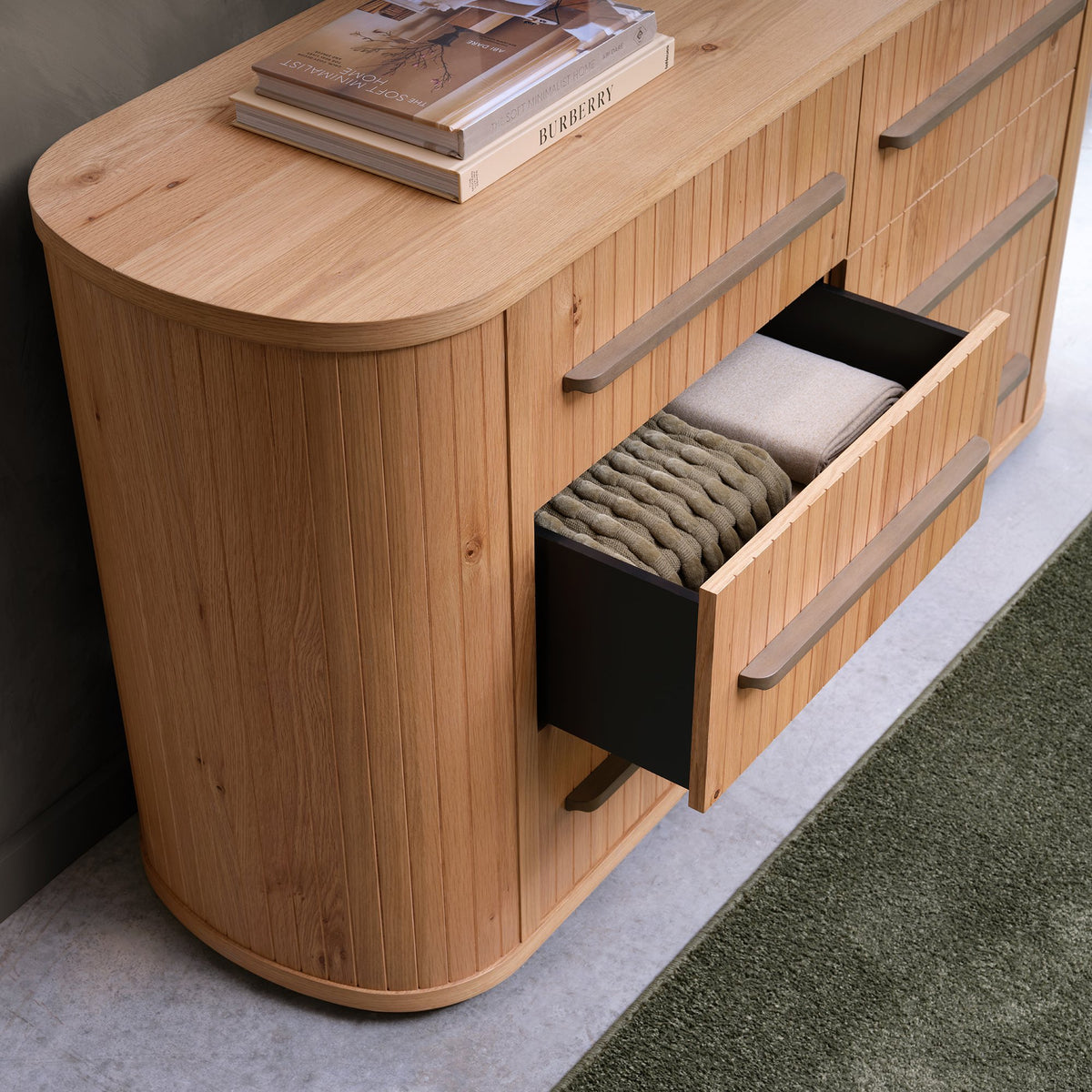 Vega Bedroom Collection - Knotty Oak