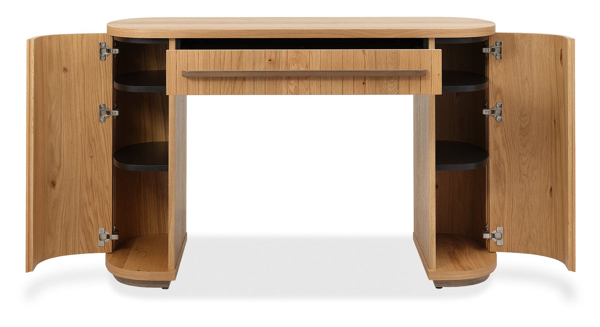 Vega Bedroom Collection - Knotty Oak