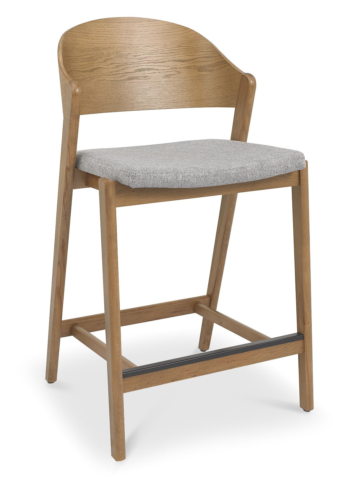 Vega Living and Dining Collection - Rustic Oak and Peppercorn