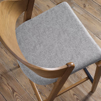 Vega Living and Dining Collection - Rustic Oak and Peppercorn