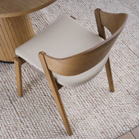 Vega Living and Dining Collection - Rustic Oak and Peppercorn
