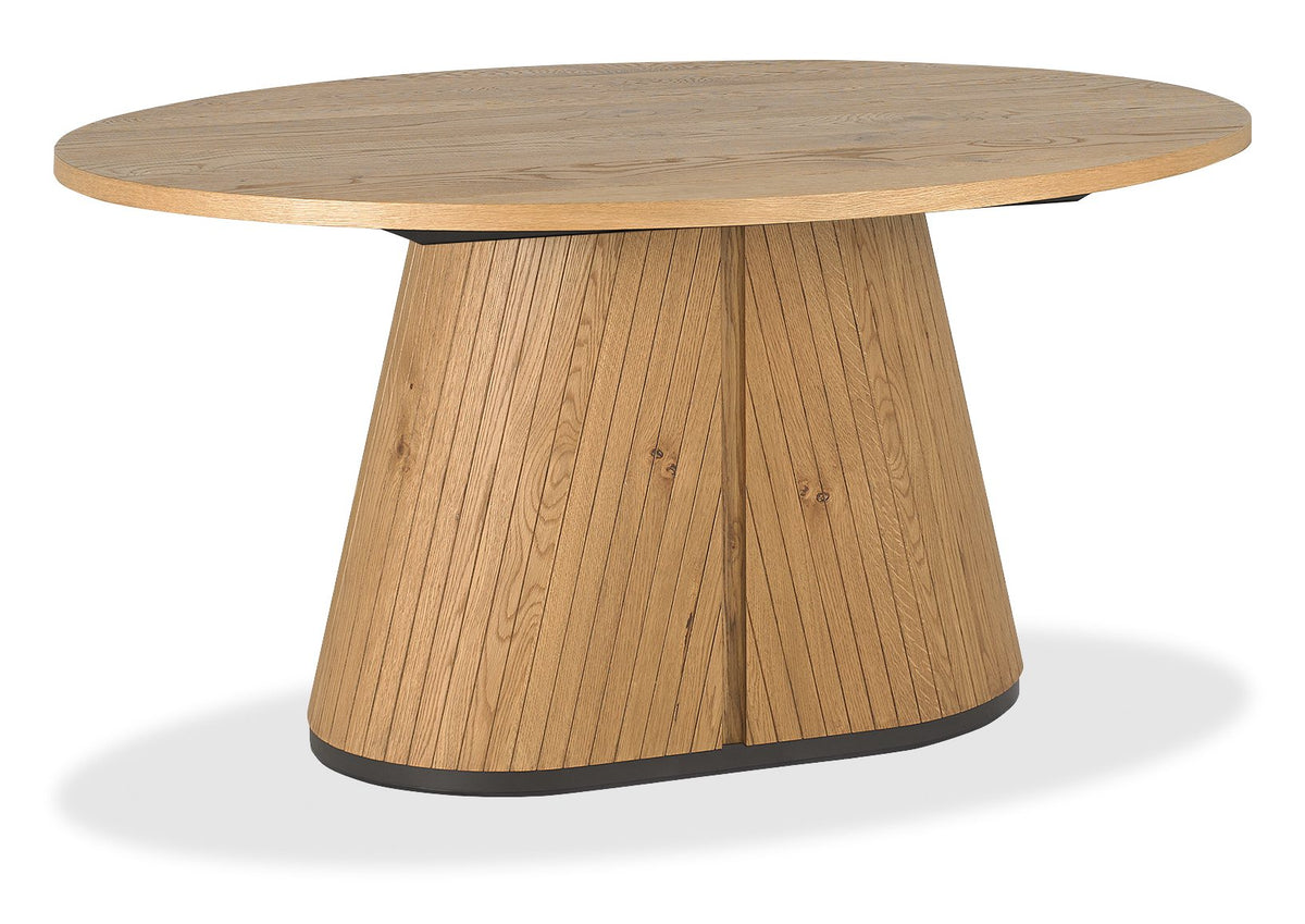 Vega Living and Dining Collection - Rustic Oak and Peppercorn