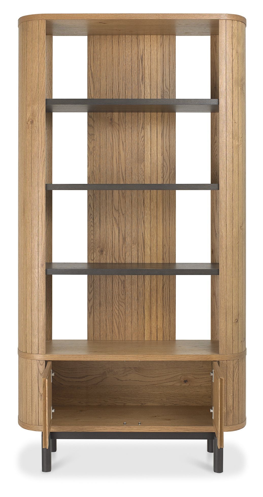Vega Living and Dining Collection - Rustic Oak and Peppercorn