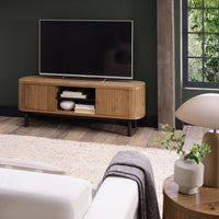 Vega Living and Dining Collection - Rustic Oak and Peppercorn