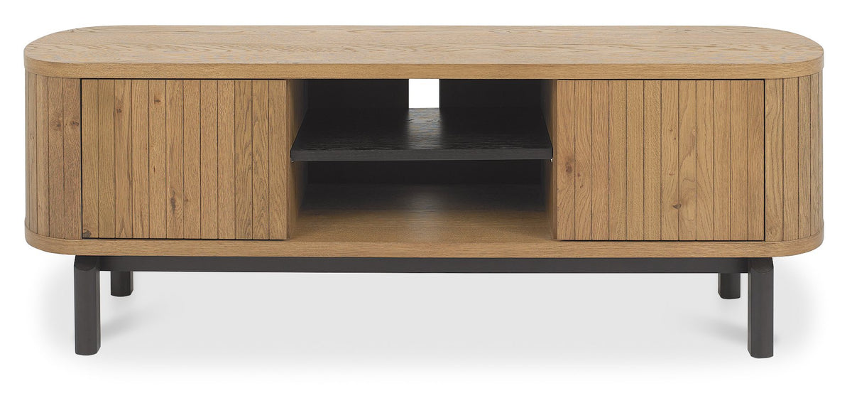 Vega Living and Dining Collection - Rustic Oak and Peppercorn