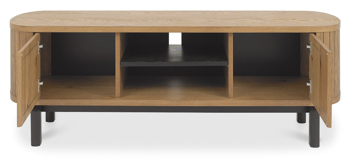 Vega Living and Dining Collection - Rustic Oak and Peppercorn