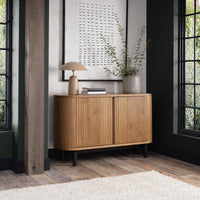 Vega Living and Dining Collection - Rustic Oak and Peppercorn