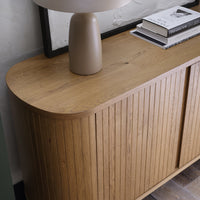 Vega Living and Dining Collection - Rustic Oak and Peppercorn