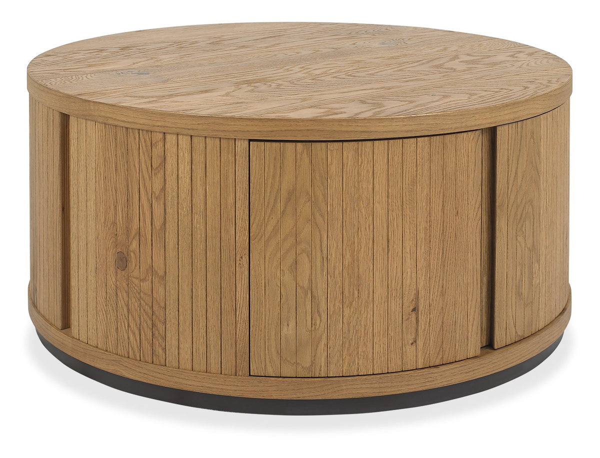 Vega Living and Dining Collection - Rustic Oak and Peppercorn