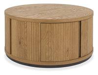 Vega Living and Dining Collection - Rustic Oak and Peppercorn