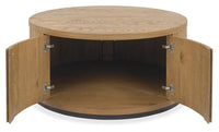 Vega Living and Dining Collection - Rustic Oak and Peppercorn