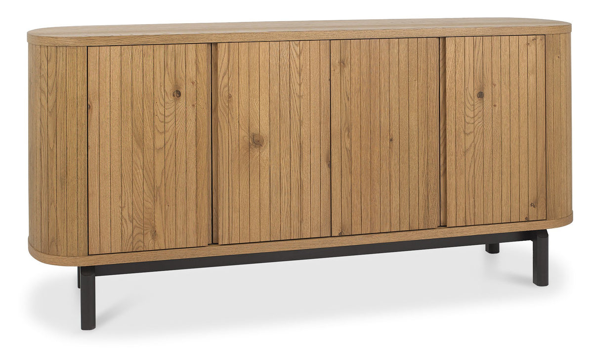 Vega Living and Dining Collection - Rustic Oak and Peppercorn