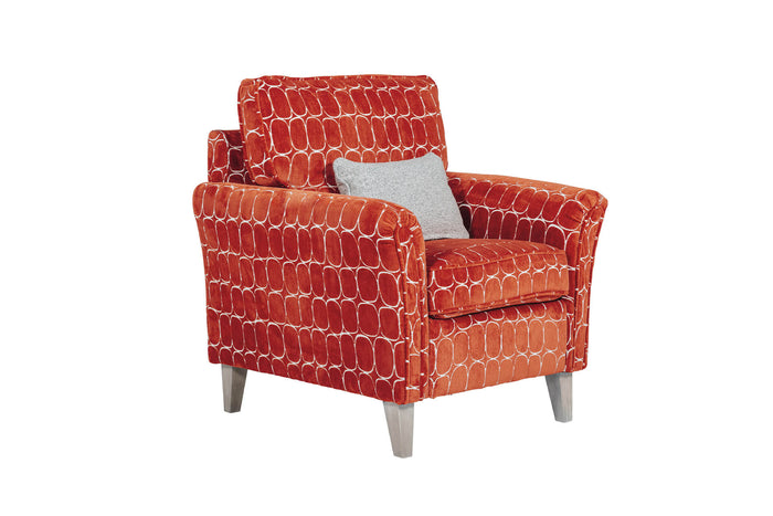 Winnie Accent Chair - Rust