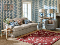 Sanderson Rugs - Woodland Glade Damson Red