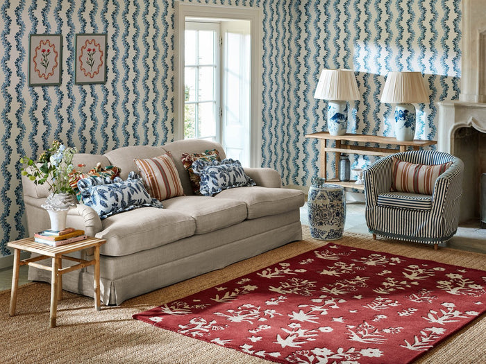 Sanderson Rugs - Woodland Glade Damson Red