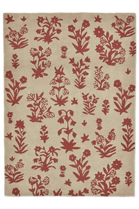 Sanderson Rugs - Woodland Glade Linen/Russet Brown