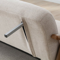 Zara Rattan Arm Sofa Bed