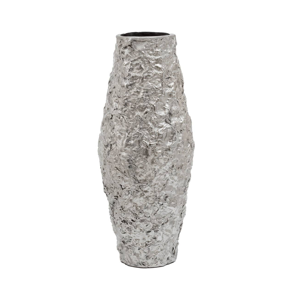 Akola Vase Collection - Silver Textured