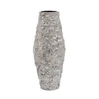 Akola Vase Collection - Silver Textured