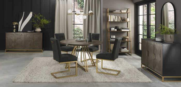 Athena Dining Collection - Fumed Oak