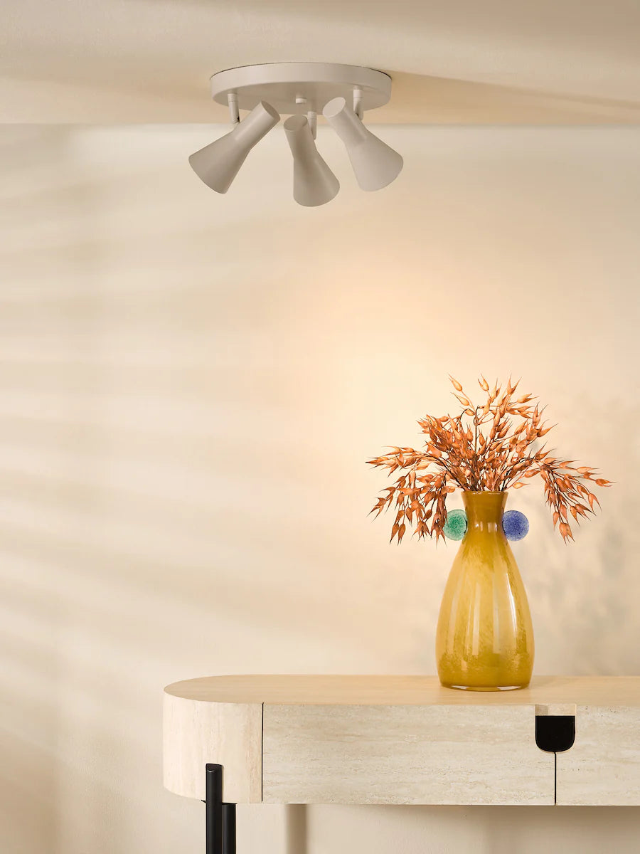 Arnel Lighting Collection Satin Taupe