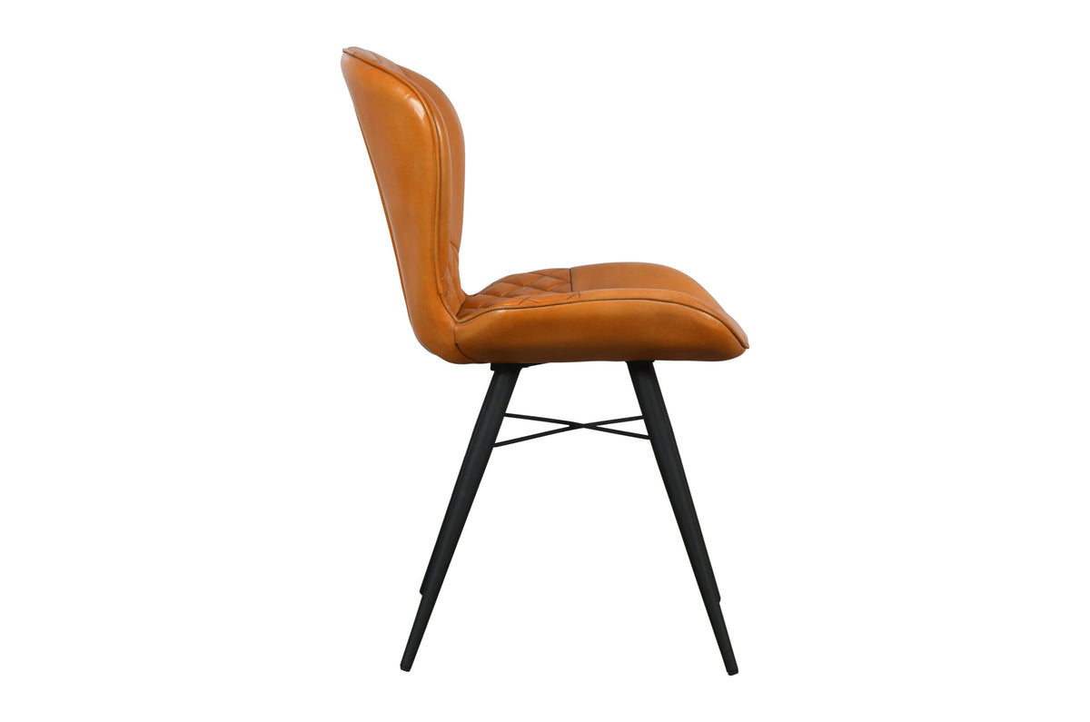 Amore Dining Chair - Mustard (pair)