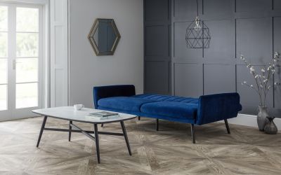 Afina Sofa Bed - Blue Velvet